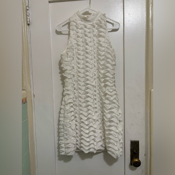 Ted baker serilda ruffle dress in white size 1 US XS - Picture 2 of 6